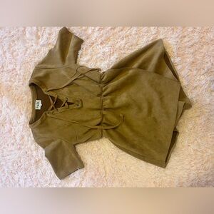 Sabo‎ Skirt Faux Suede Romper Size Medium